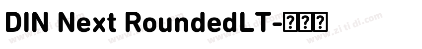 DIN Next RoundedLT字体转换